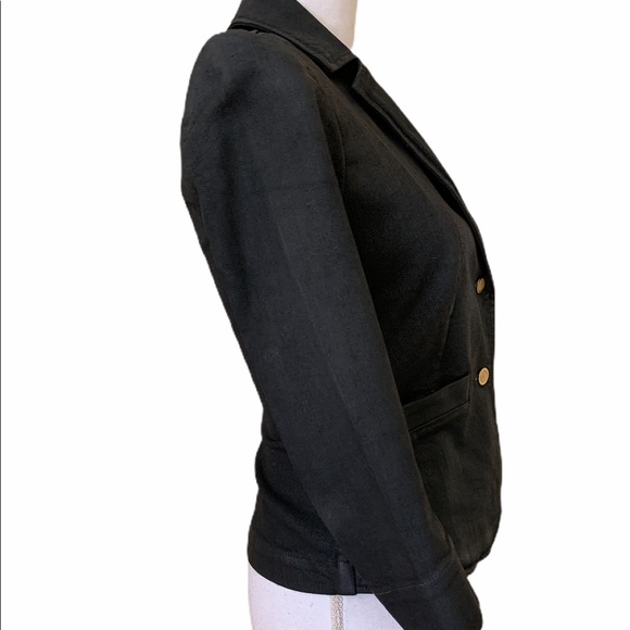 SUPERFINE Gray Coated Denim Jacket size 2 - Picture 4 of 8